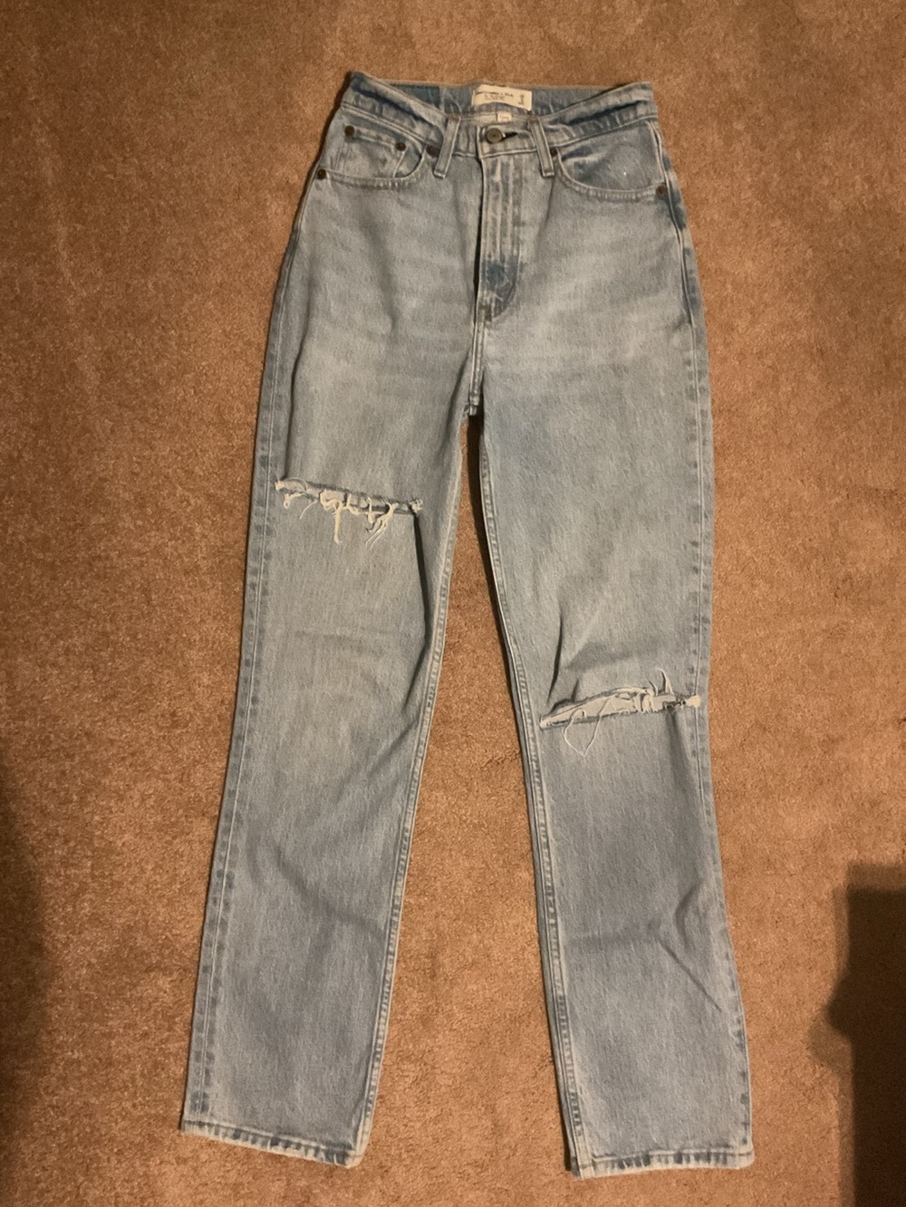 Abercrombie & Fitch 90’s straight ultra high rise